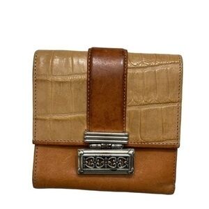 Brighton tan Brown leather wallet
